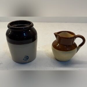 Two-Tone Ceramic Jars